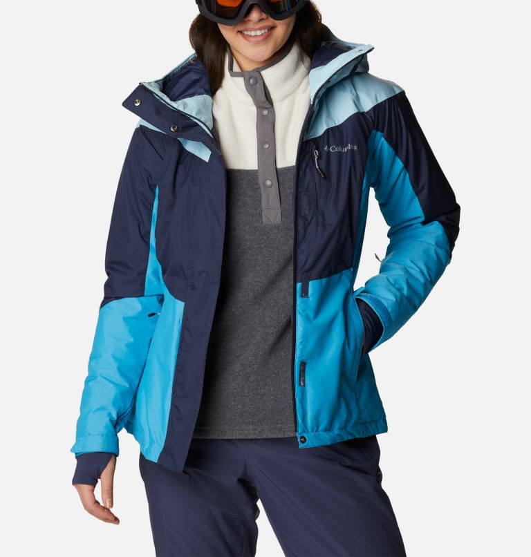 Thumbnail: Women's Rosie Run Insulated Jacket, Color: Nocturnal, Spring Blue Hthr, Blue Chill, image 12