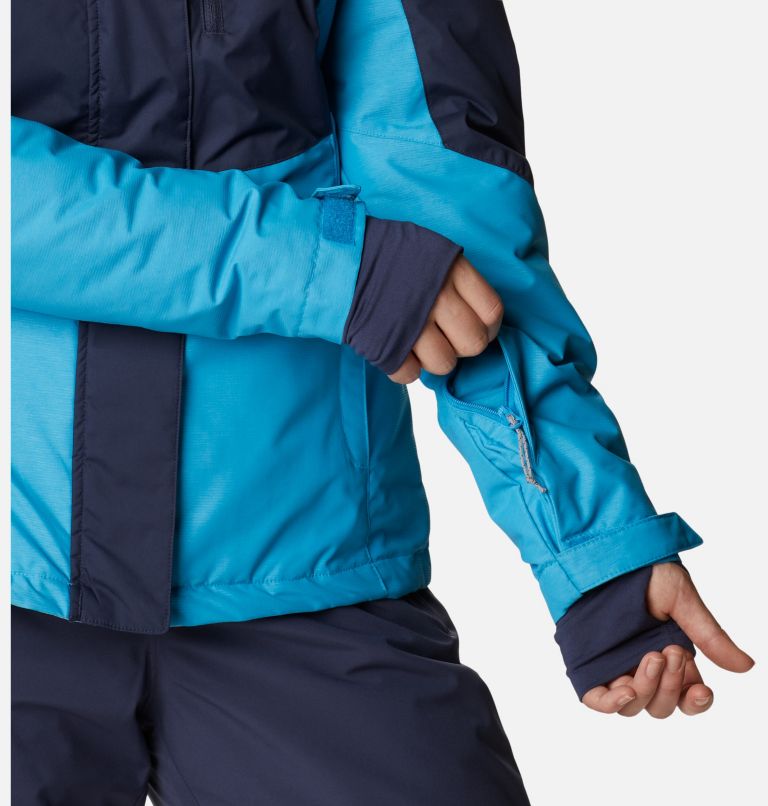 Thumbnail: Women's Rosie Run Insulated Jacket, Color: Nocturnal, Spring Blue Hthr, Blue Chill, image 9