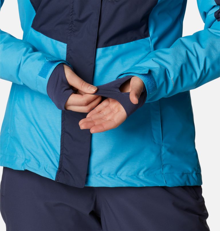 Thumbnail: Women's Rosie Run Insulated Jacket, Color: Nocturnal, Spring Blue Hthr, Blue Chill, image 10