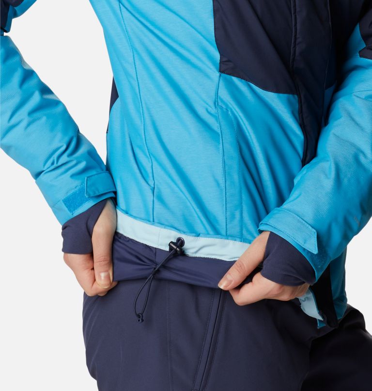 Thumbnail: Women's Rosie Run Insulated Jacket, Color: Nocturnal, Spring Blue Hthr, Blue Chill, image 11