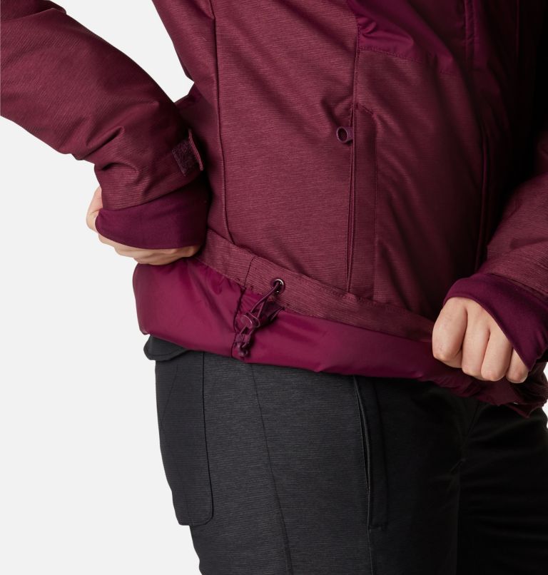 Rosie Run Insulated Jacket | 616 | XL, Color: Marionberry, Marionberry Heather, image 10