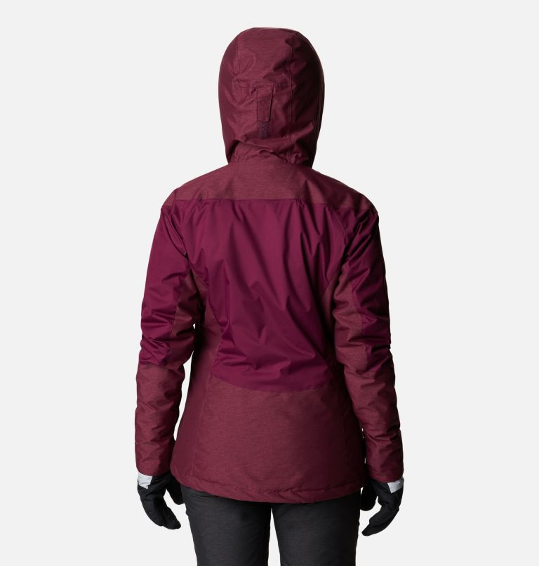 Women's Rosie Run Insulated Jacket, Color: Marionberry, Marionberry Heather, image 2