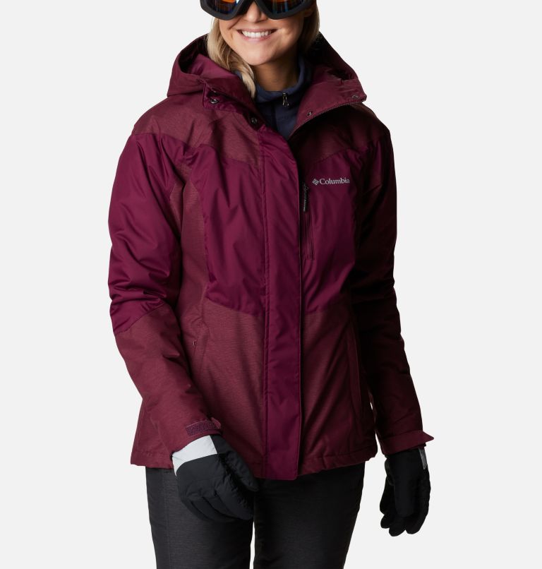 Thumbnail: Rosie Run Insulated Jacket | 616 | XL, Color: Marionberry, Marionberry Heather, image 1