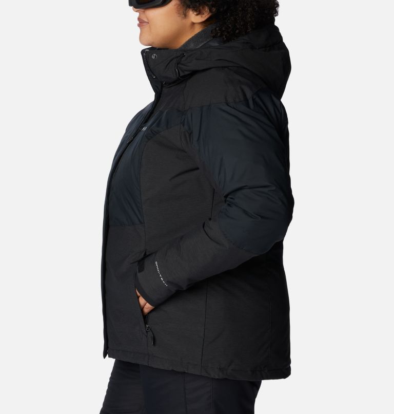 Thumbnail: Rosie Run Insulated Jacket | 010 | 1X, Color: Black, Black Heather, image 3