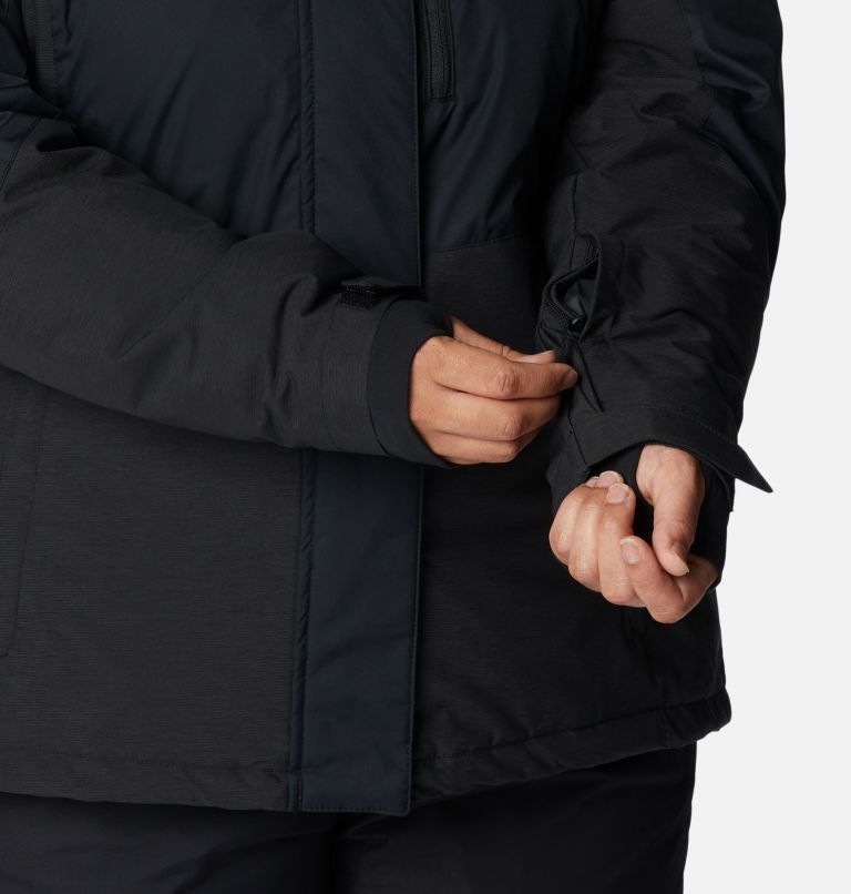 Thumbnail: Women's Rosie Run Insulated Jacket - Plus Size, Color: Black, Black Heather, image 7