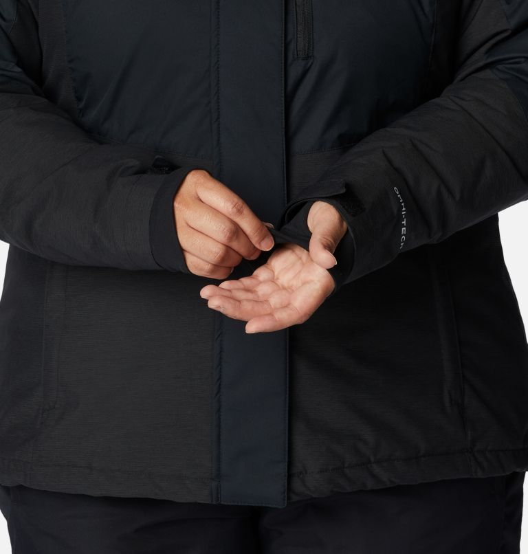 Women's Rosie Run Insulated Jacket - Plus Size, Color: Black, Black Heather, image 8