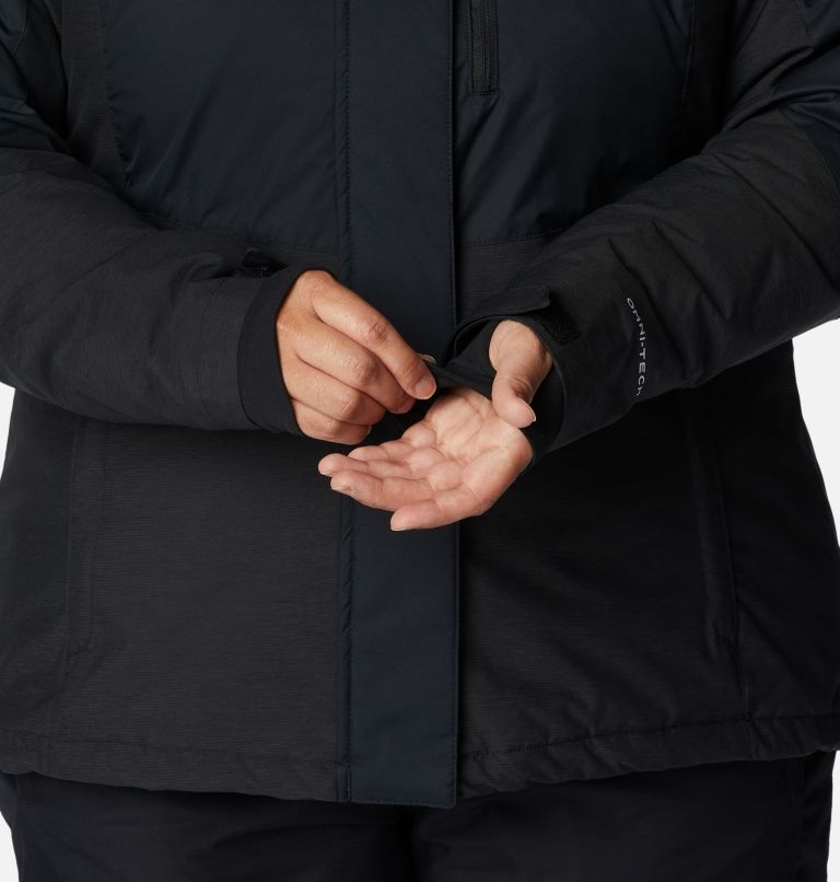 Rosie Run Insulated Jacket | 010 | 1X, Color: Black, Black Heather, image 8