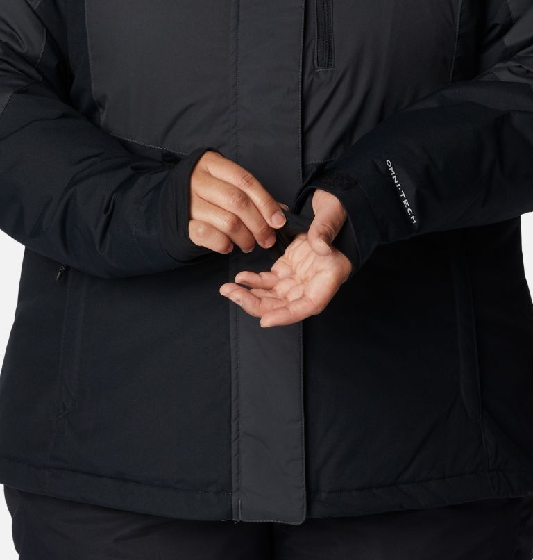 Women's Rosie Run Insulated Jacket - Plus Size, Color: Shark, White, Black, image 8