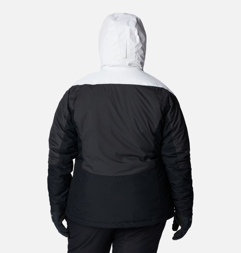 Women's Rosie Run Insulated Jacket - Plus Size, Color: Shark, White, Black, image 2