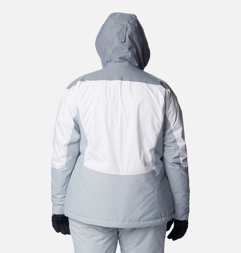 Women's Rosie Run Insulated Jacket - Plus Size, Color: White, Tradewinds Grey, Cirrus Grey, image 2