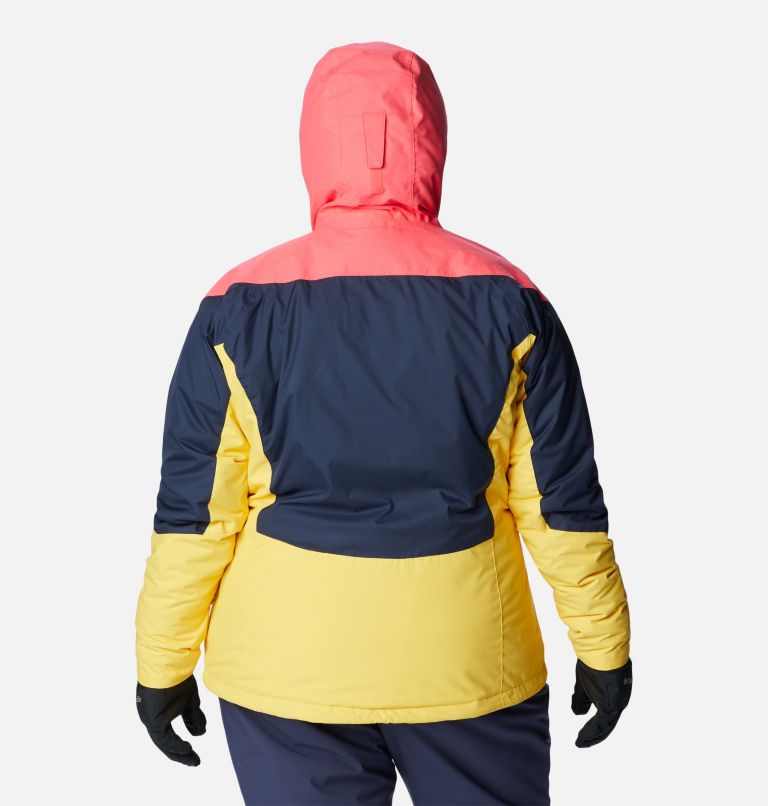 Women's Rosie Run Insulated Jacket - Plus Size, Color: Nocturnal, Neon Sunrise, Sun Glow, image 2