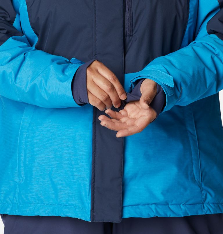 Women's Rosie Run Insulated Jacket - Plus Size, Color: Nocturnal, Spring Blue Hthr, Blue Chill, image 8