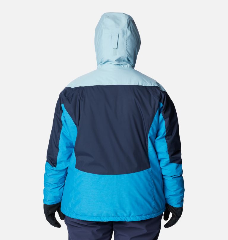 Women's Rosie Run Insulated Jacket - Plus Size, Color: Nocturnal, Spring Blue Hthr, Blue Chill, image 2