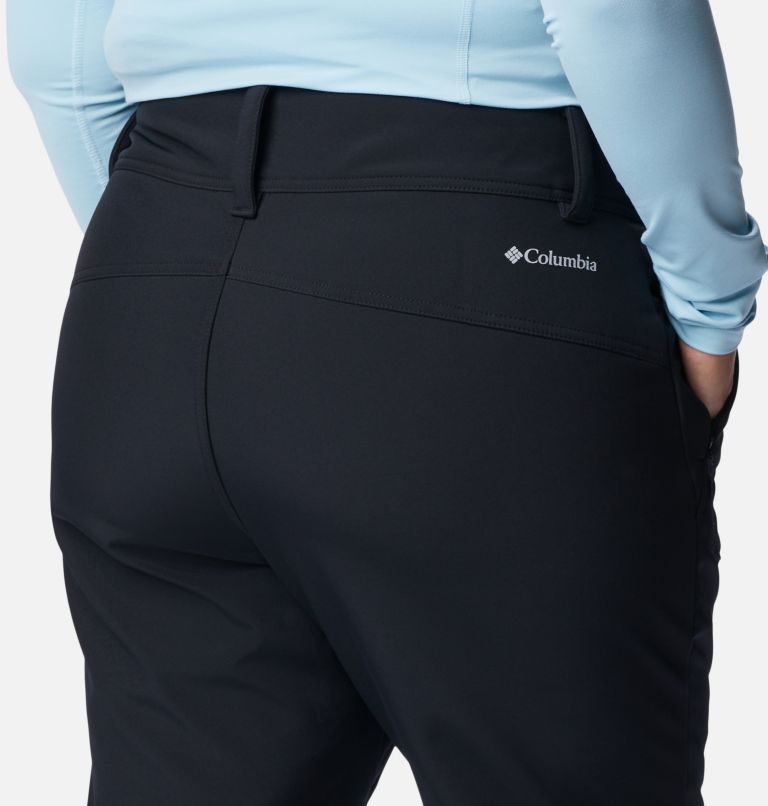 Women's Roffe Ridge IV Softshell Pants - Plus Size, Color: Black, image 5