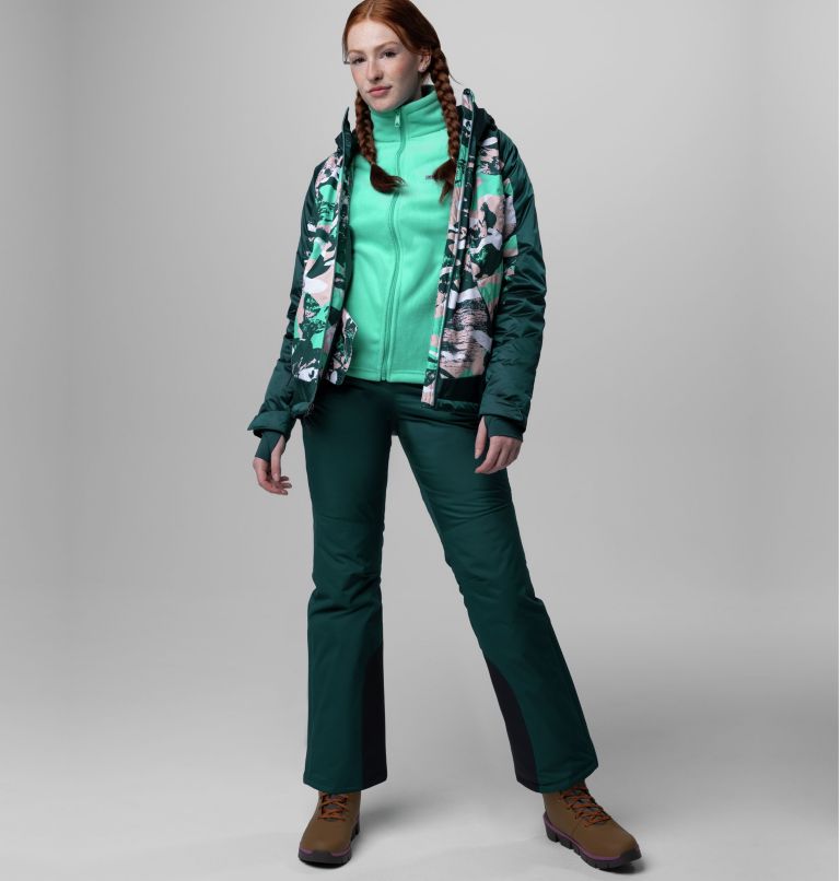 Women's Iceventure Insulated Ski Bib, Color: Night Wave, image 10