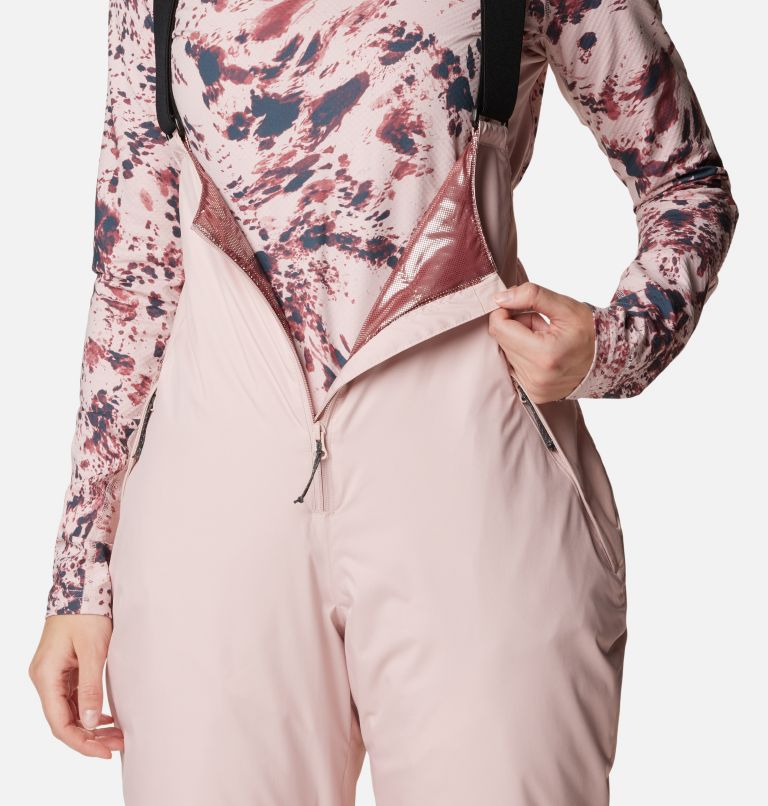 Pantalon de Ski Imperméable à Bretelles Iceventure Femme, Color: Dusty Pink, image 6