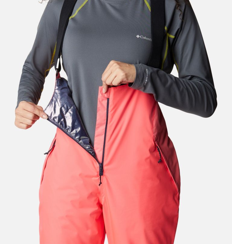 Thumbnail: Pantalon de Ski Imperméable à Bretelles Iceventure Femme, Color: Neon Sunrise, image 6
