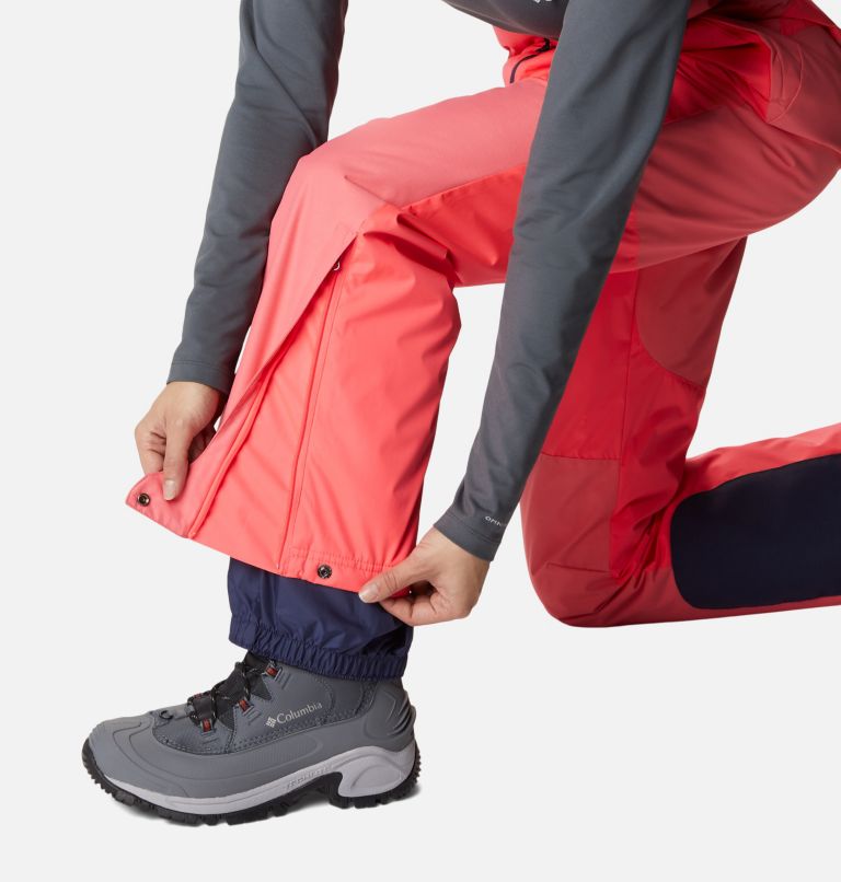 Pantalon de Ski Imperméable à Bretelles Iceventure Femme, Color: Neon Sunrise, image 8