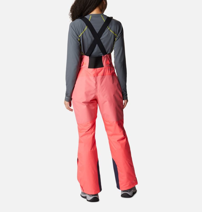 Pantalon de Ski Imperméable à Bretelles Iceventure Femme, Color: Neon Sunrise, image 2