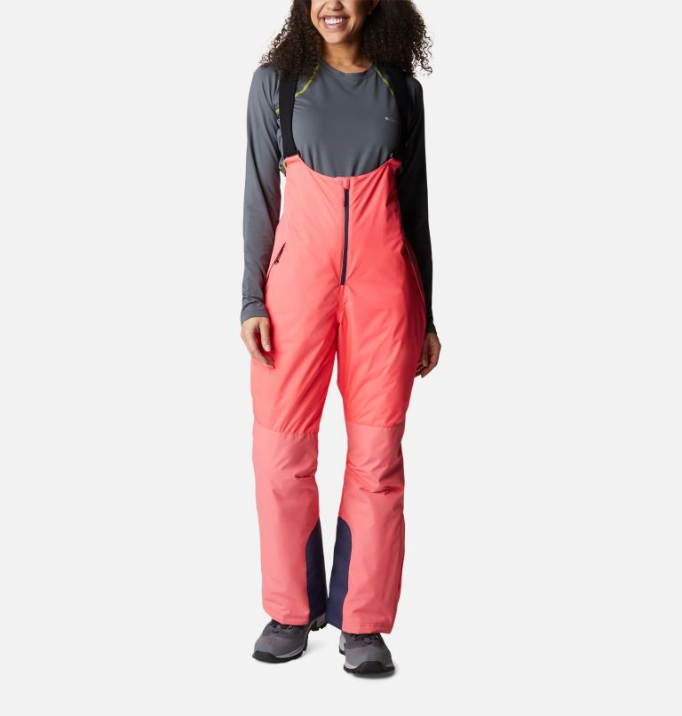 Pantalon de Ski Imperméable à Bretelles Iceventure Femme, Color: Neon Sunrise, image 1