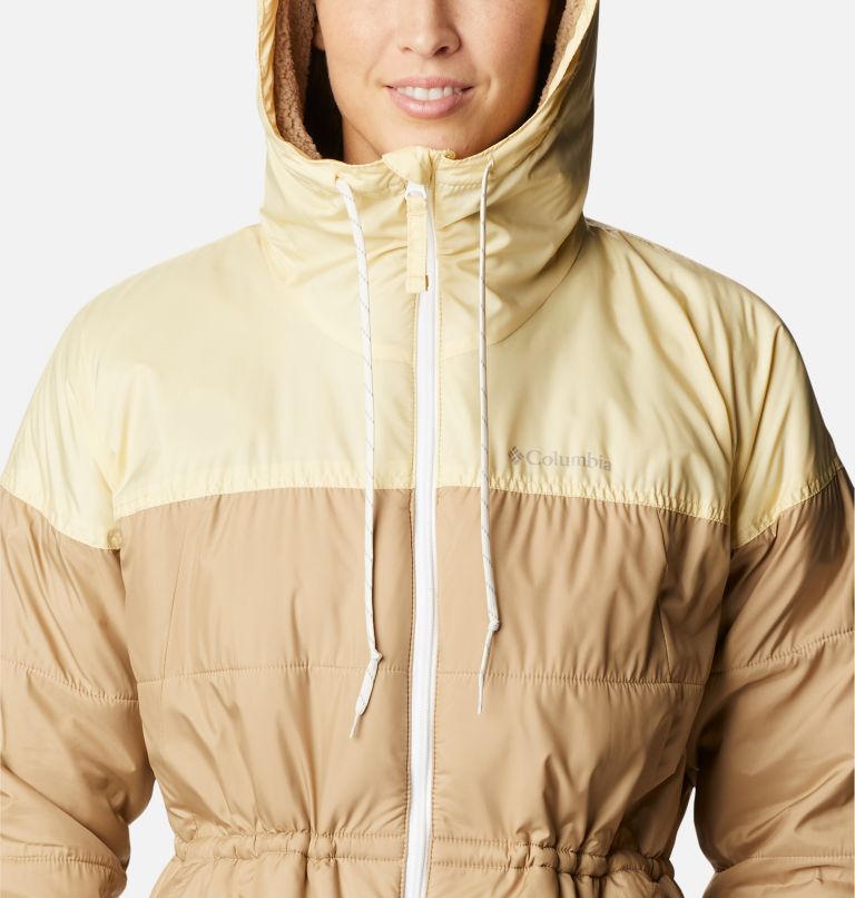 Thumbnail: Women's Flash Challenger Sherpa Long Jacket, Color: Beach, Cornstalk, image 4
