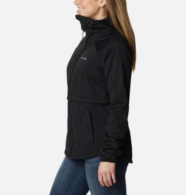 Veste D’Équitation Femme Kerrits – Softshell Noire, Fermeture Éclair Complète, Brodée