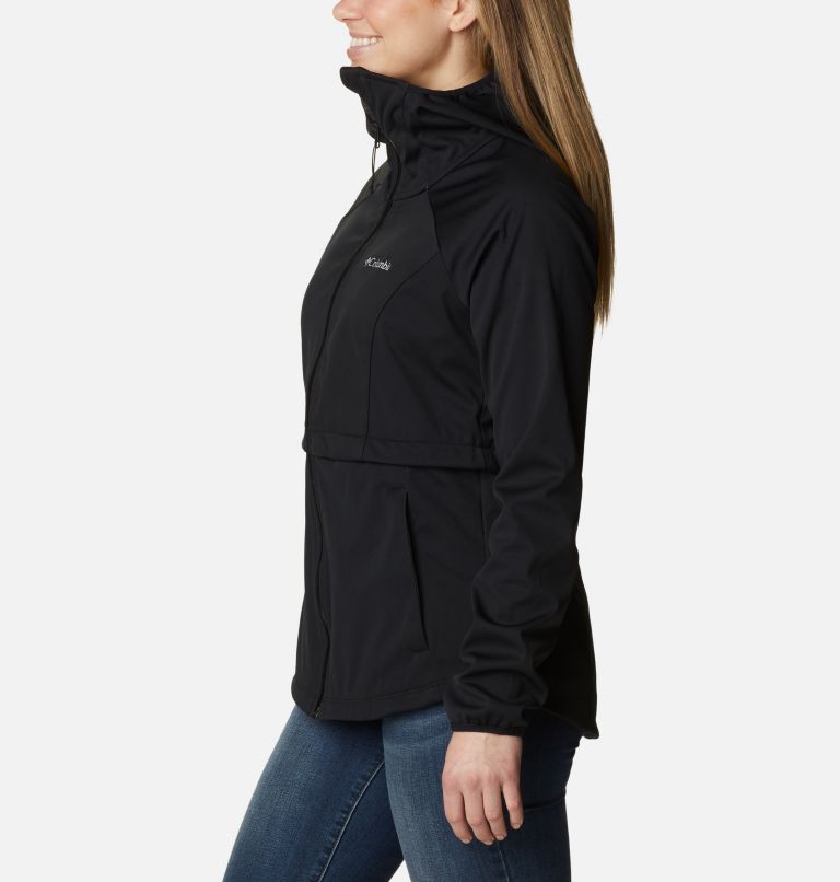 Women's Canyon Meadows Softshell Jacket, Color: Black, image 3