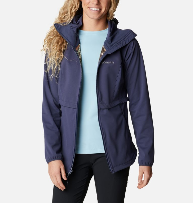 Thumbnail: Women's Canyon Meadows Omni-Heat Infinity Softshell Jacket, Color: Nocturnal, image 7