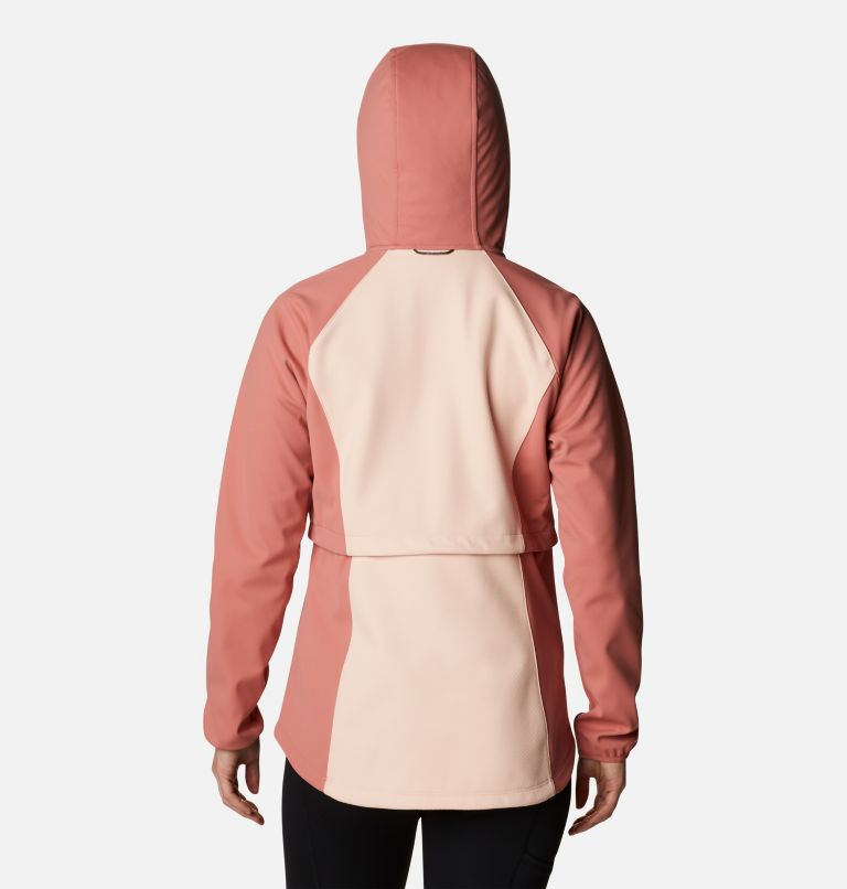 Women's Canyon Meadows Omni-Heat Infinity Softshell Jacket, Color: Dark Coral, Peach Blossom, image 2