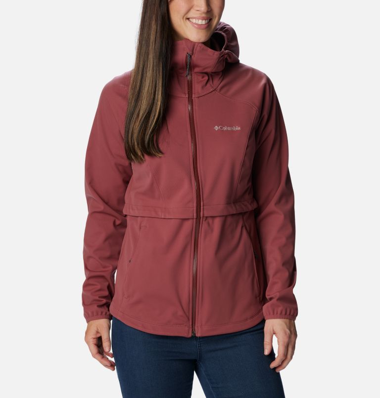 Women's Canyon Meadows Softshell Jacket, Color: Beetroot, image 1