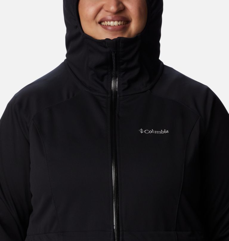 Women's Canyon Meadows Softshell Jacket - Plus Size, Color: Black, image 4