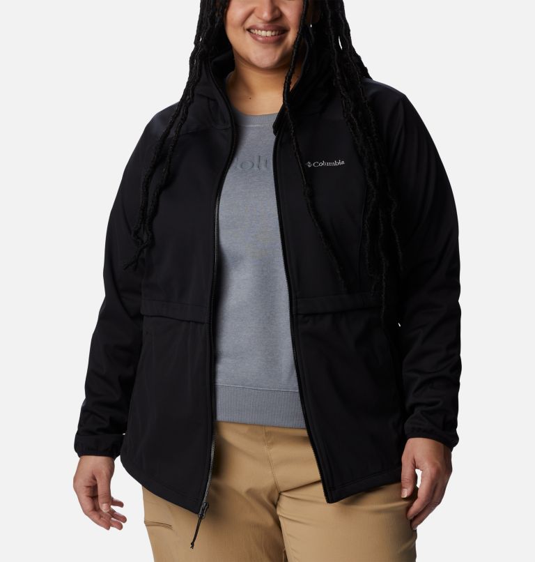 Women's Canyon Meadows Softshell Jacket - Plus Size, Color: Black, image 7