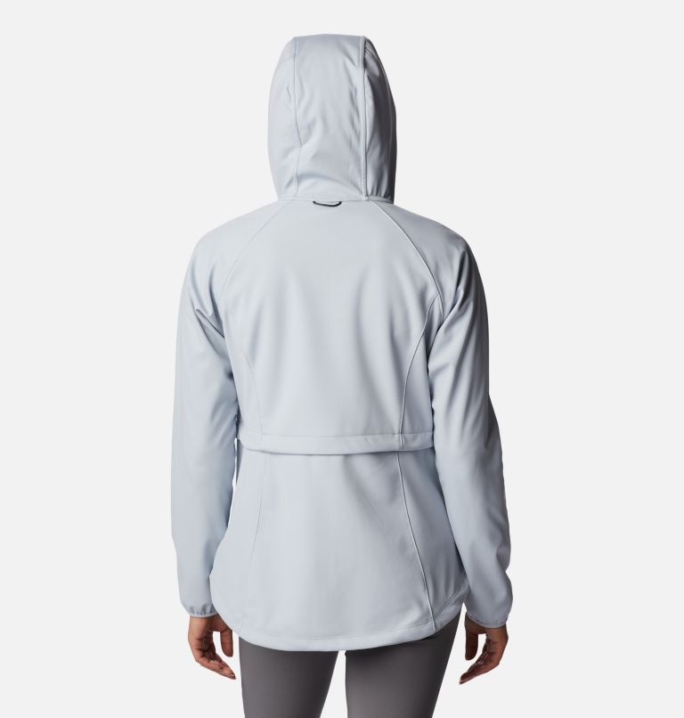 Chaqueta softshell con capucha Canyon Meadows para mujer, Color: Cirrus Grey, image 2
