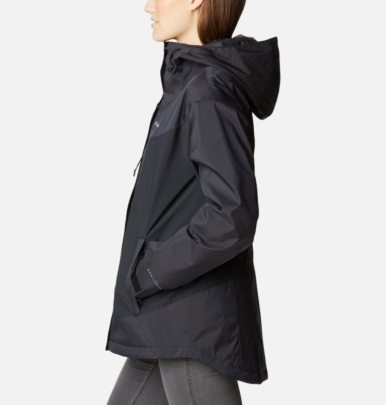 Women's Point Park Insulated Jacket, Color: Black Sheen, image 3