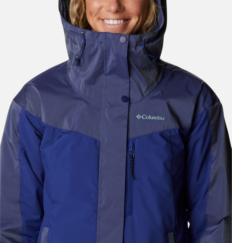 Women's Point Park Insulated Jacket, Color: Dark Sapphire Sheen, image 4