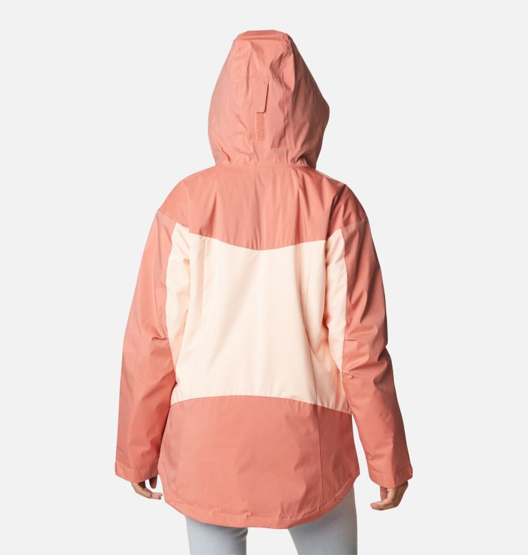 Thumbnail: Women's Point Park Insulated Jacket, Color: Dark Coral Sheen, Peach Blossom, image 2