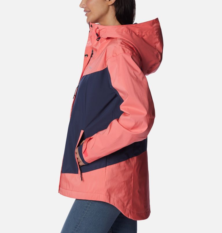 Women's Point Park Insulated Jacket, Color: Neon Sunrise Sheen, Nocturnal, image 3