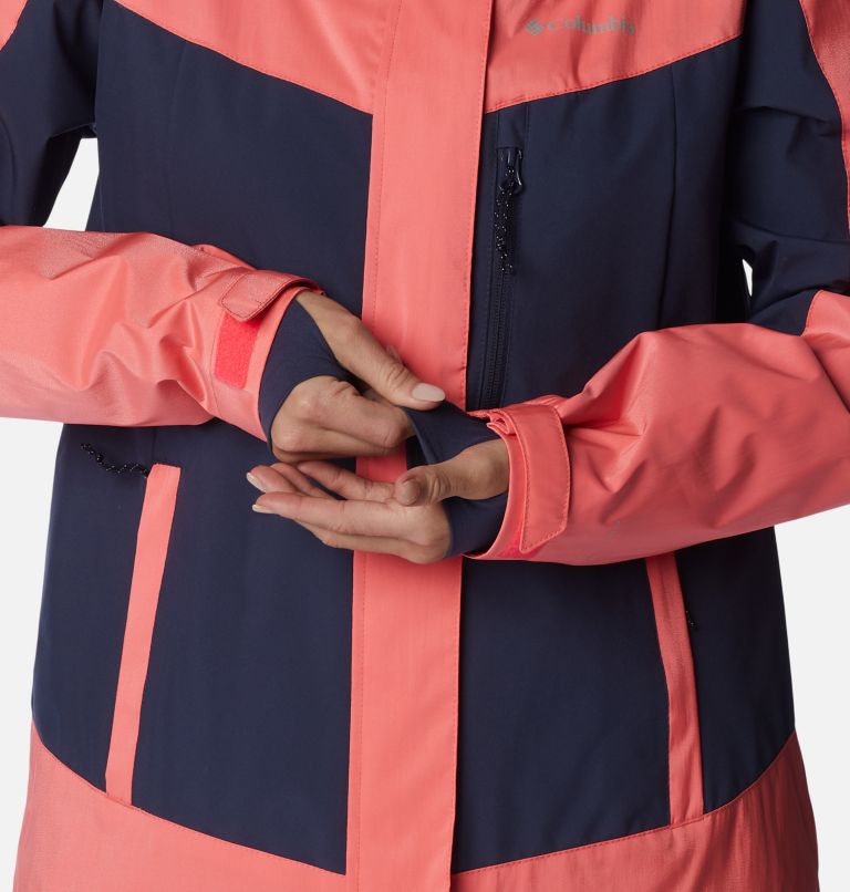 Thumbnail: Women's Point Park Insulated Jacket, Color: Neon Sunrise Sheen, Nocturnal, image 7