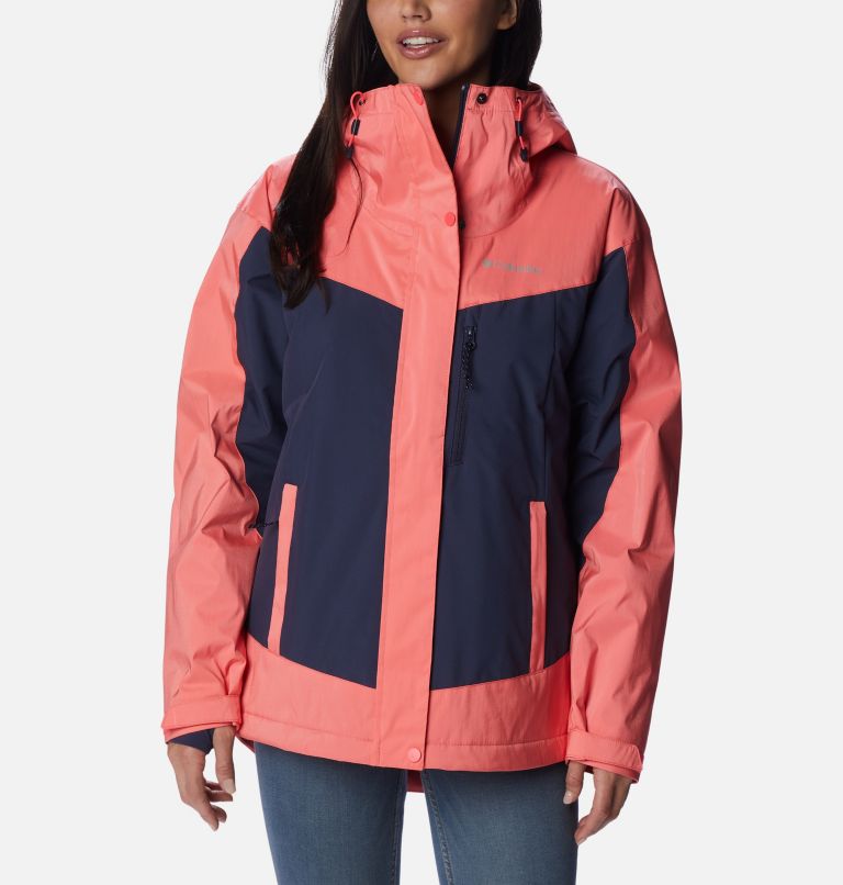 Thumbnail: Women's Point Park Insulated Jacket, Color: Neon Sunrise Sheen, Nocturnal, image 1