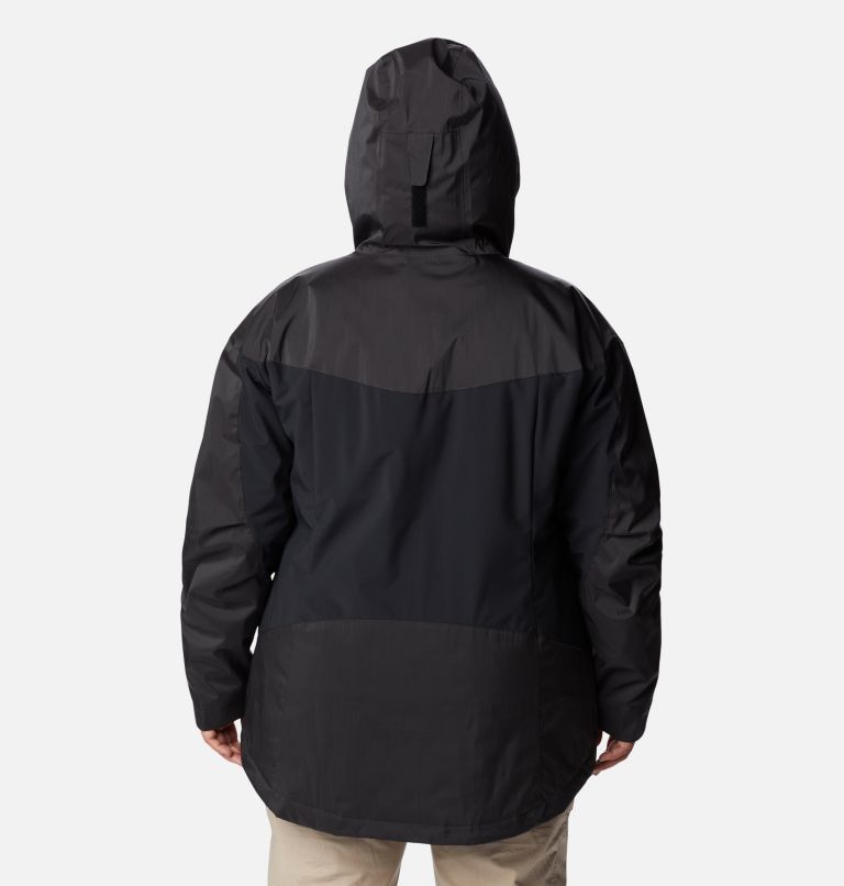 Veste isolée Point Park Femme – Grande taille, Color: Black Sheen, Black, image 2