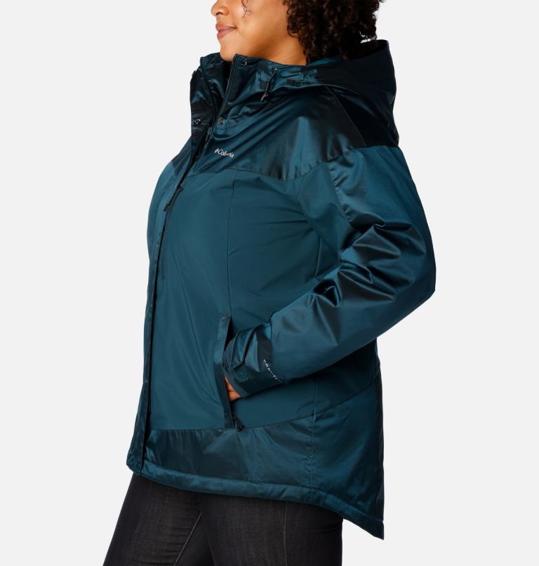 Point Park Insulated Jacket | 414 | 1X, Color: Night Wave Sheen, Night Wave, image 3