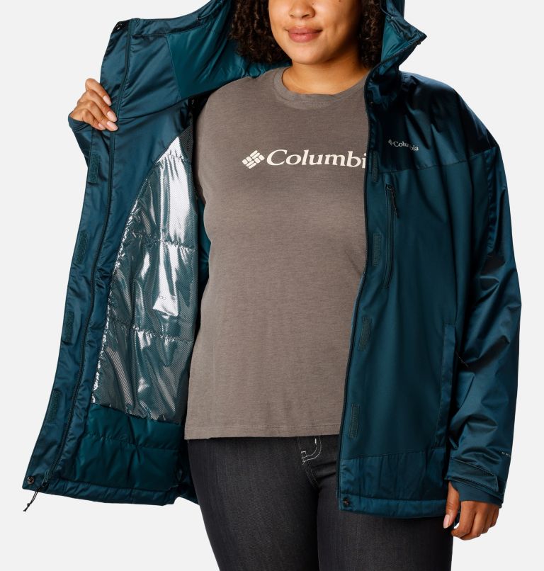 Point Park Insulated Jacket | 414 | 1X, Color: Night Wave Sheen, Night Wave, image 5