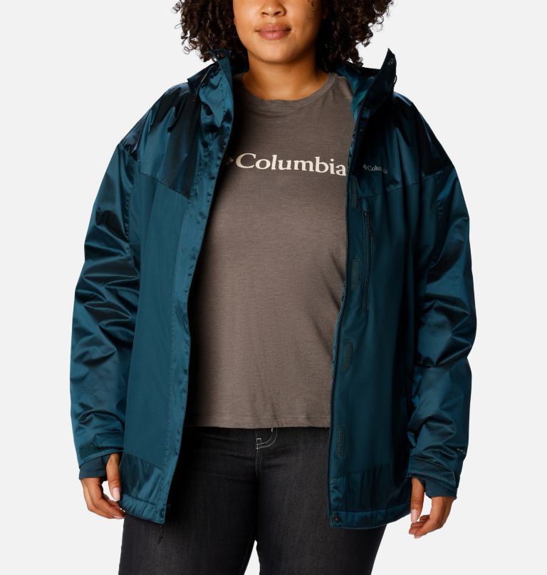 Point Park Insulated Jacket | 414 | 1X, Color: Night Wave Sheen, Night Wave, image 8