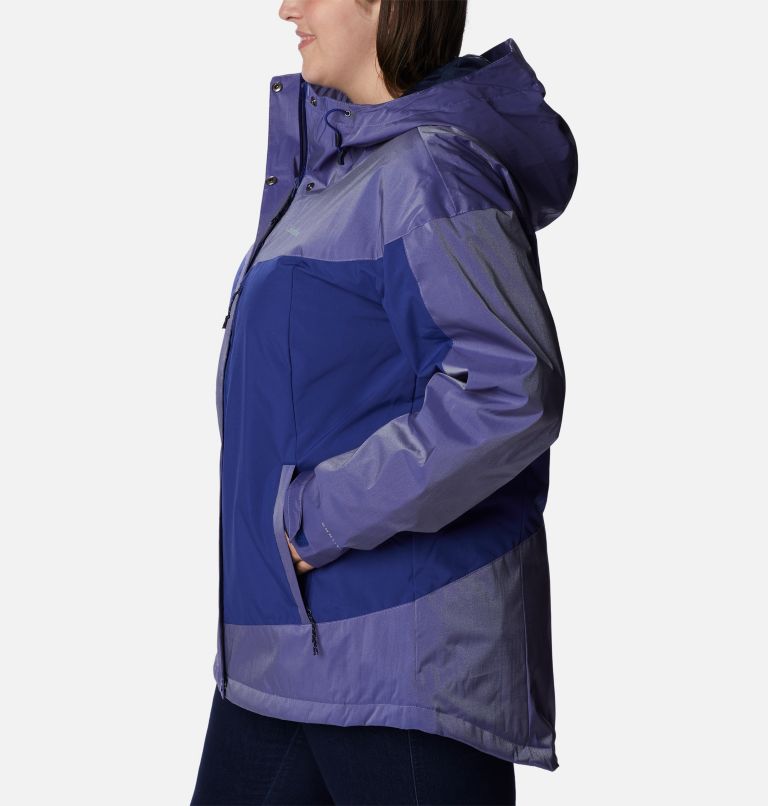 Thumbnail: Women's Point Park Insulated Jacket - Plus Size, Color: Dark Sapphire Sheen, image 3