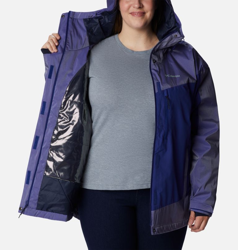 Thumbnail: Women's Point Park Insulated Jacket - Plus Size, Color: Dark Sapphire Sheen, image 5