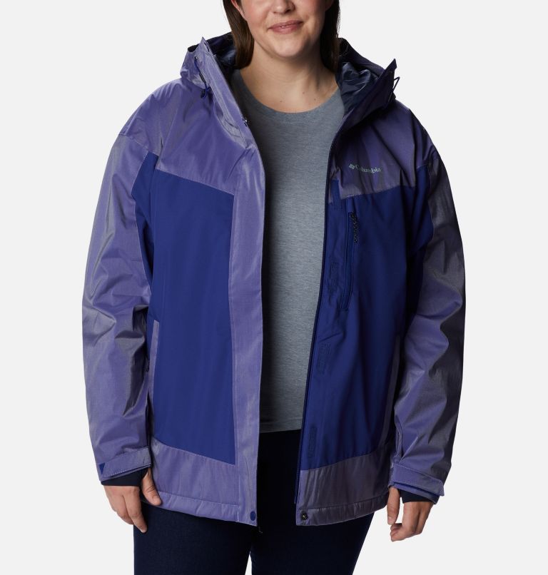 Thumbnail: Women's Point Park Insulated Jacket - Plus Size, Color: Dark Sapphire Sheen, image 8