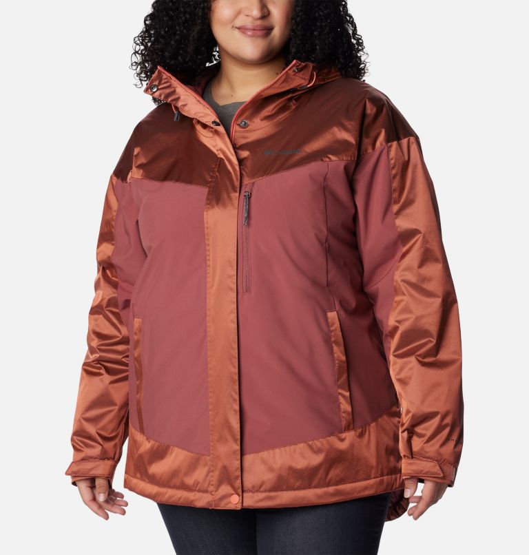 Buy Women's Waterproof 3 In1 Travel Trekking Jacket Burgundy