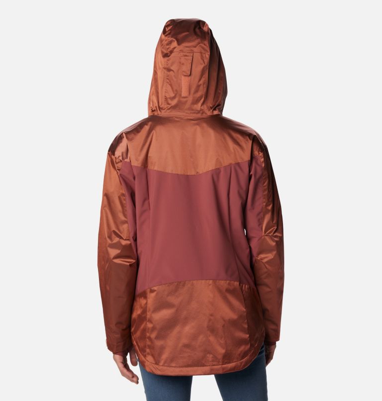 Point Park Insulated Jacket | 852 | S, Color: Faded Peach Sheen, Beetroot, image 2