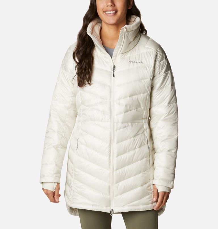 White out mid hot sale hooded jacket columbia