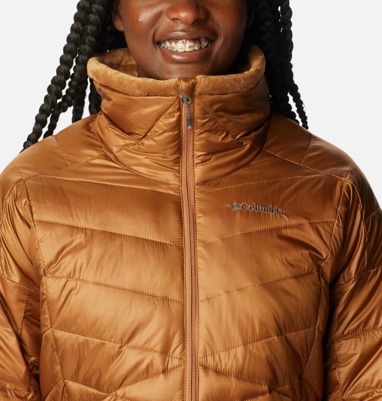 Columbia Joy Peak Mid Hooded Jacket for Ladies - Dark Sapphire - M